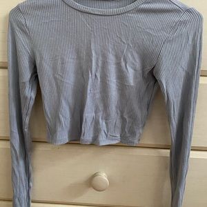 Garage light blue long sleeve